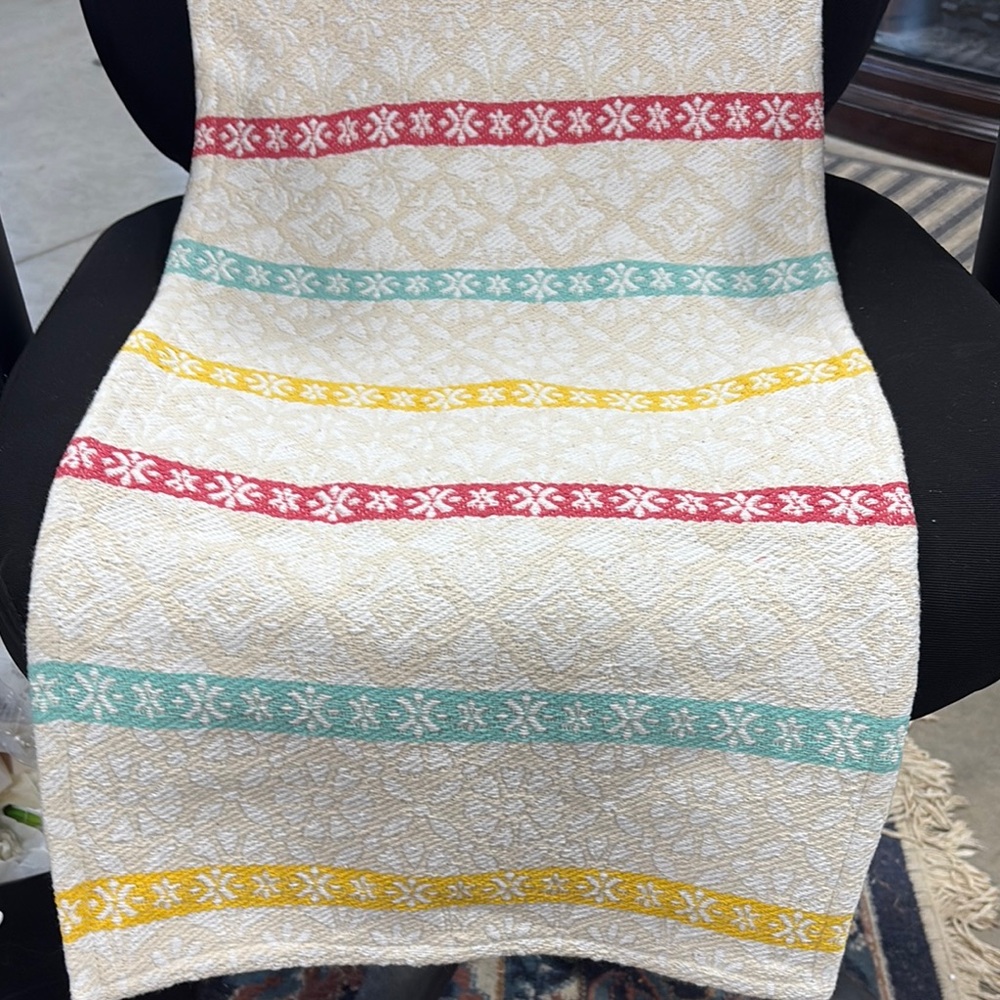 The Pioneer Woman Multi-Stripe Table Runner 14" x 90" ~
Xx